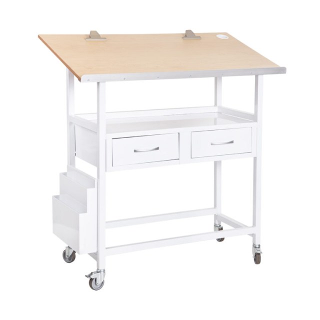 MST104E ICU Bed end trolley 2 drawer